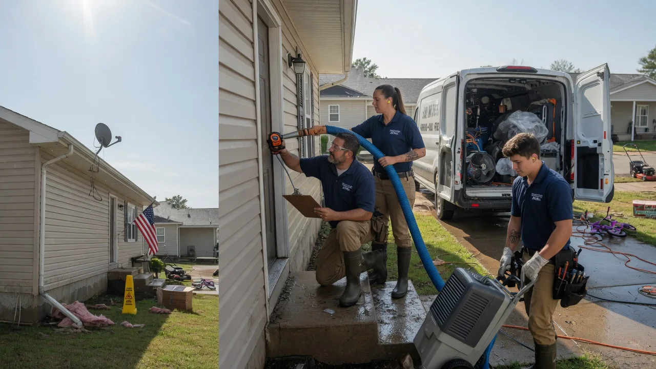 Ceiling Water Damage Restoration in Chisago City, MN near me